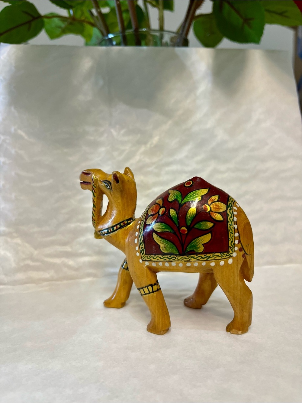 Hand-crafted Wooden Camel Figurine - Picture 3 of 6